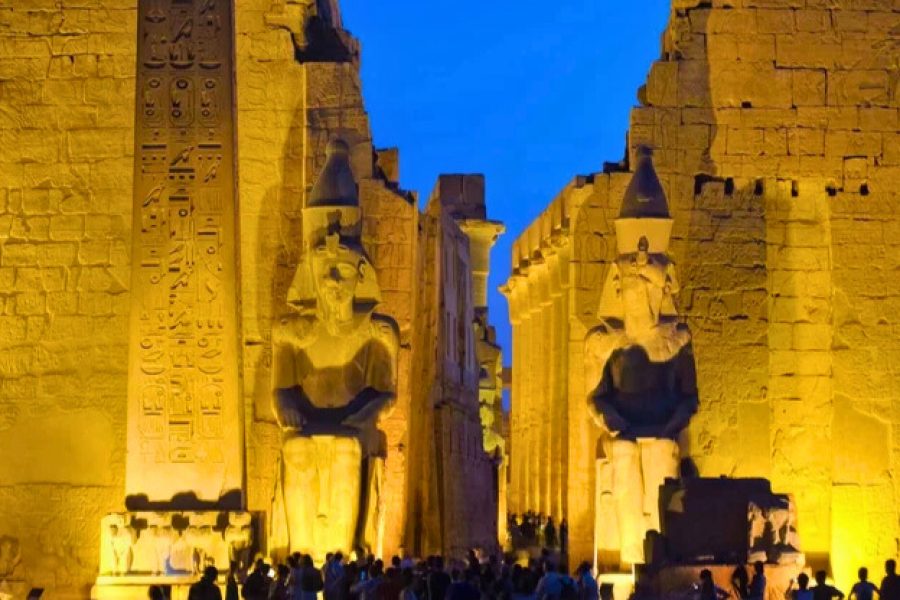 🌌 Sound and Light Show at Karnak Temple in Luxor – An Unforgettable Journey Through the History of Thebes  Organized by Fuji Egypt Tour